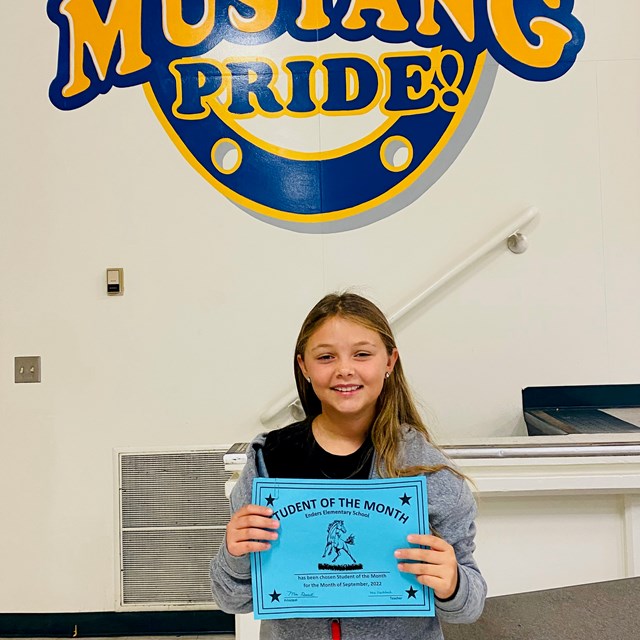 Showing our Mustang Pride!